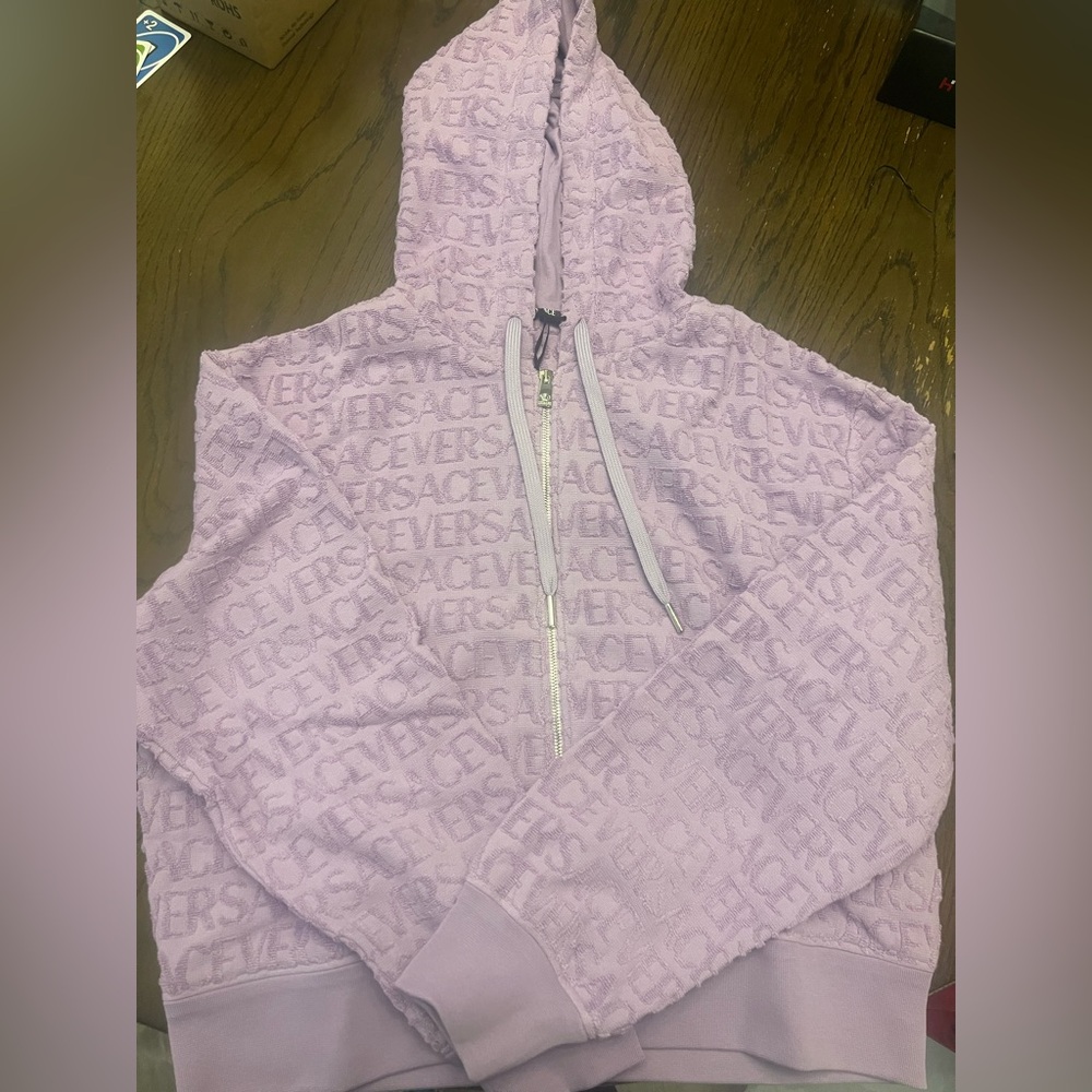 Versace Jacquard Towel Stitch Sweatshirt